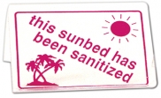 Pink Tanning Bed sign
